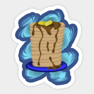 Pixelated Pancake Stack Sticker